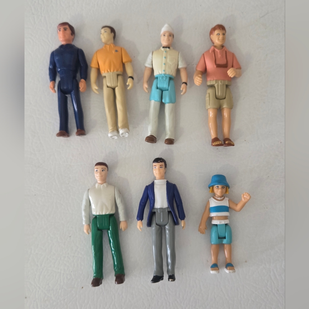 Fisher Price Sweet Streets Dollhouse Doll Figures 3"